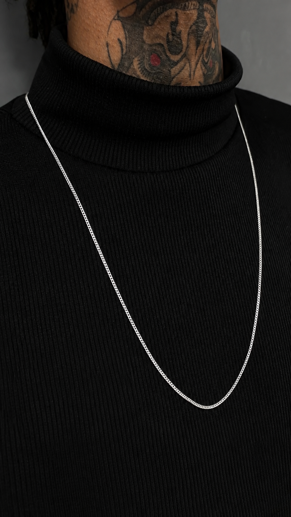 Corrente masculina 1,5mm-60cm
