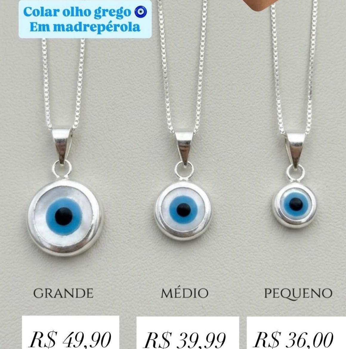 Colar olho grego