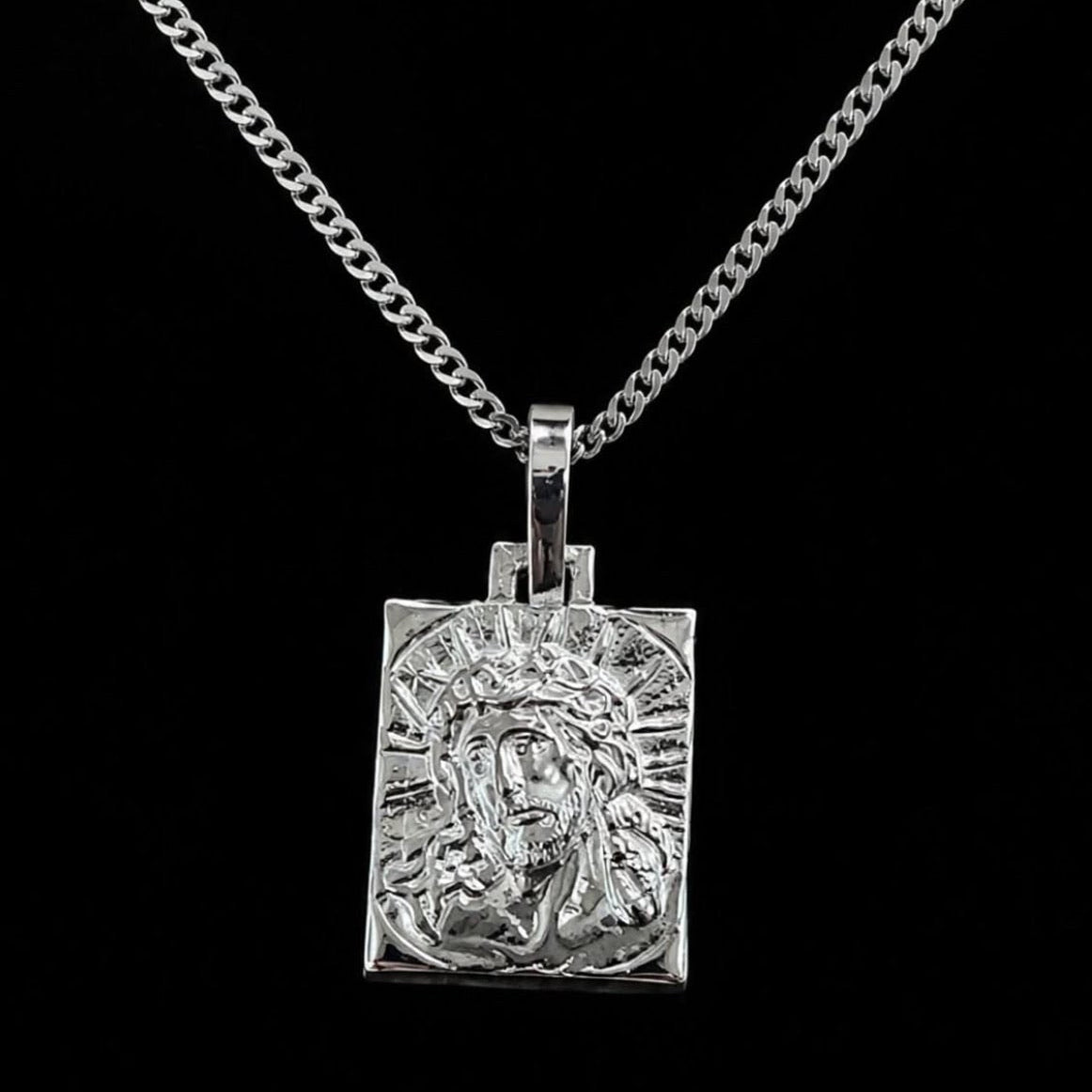 Pingente masculino cristo para corrente de 1 a 4mm