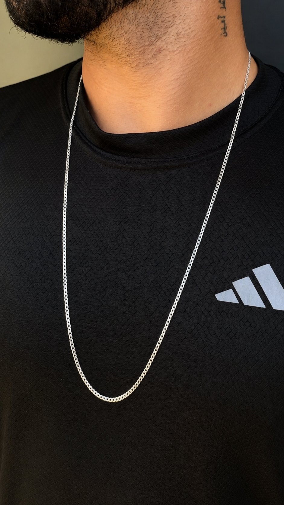 Corrente masculina 2mm-70cm